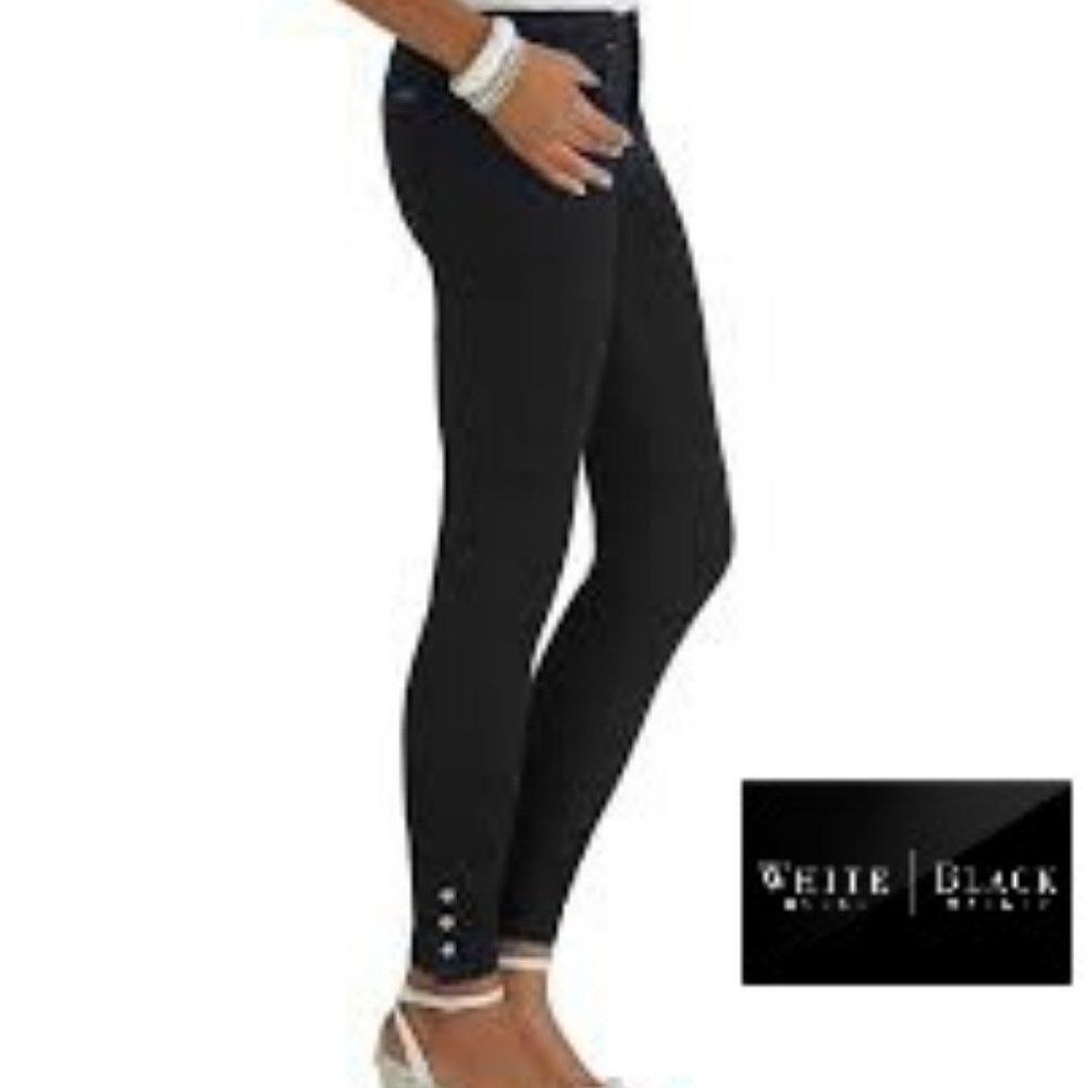 White House Black Market Dark Skimmer Pants
